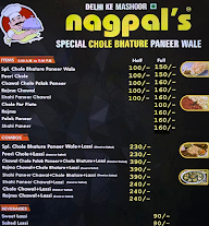 Nagpal's menu 1