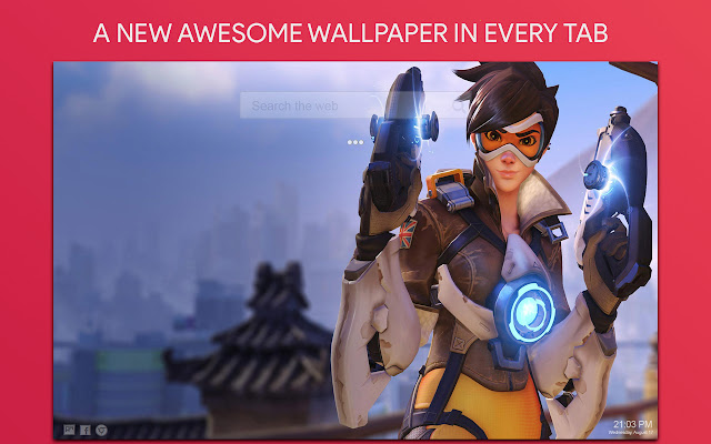 Tracer Wallpaper HD Custom New Tab