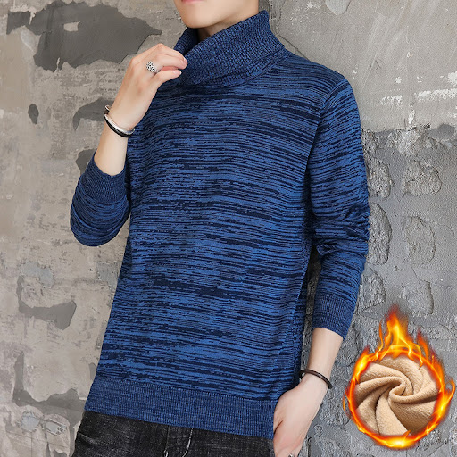 Title 12, Mens cotton plus velvet padded Keep warm sweater