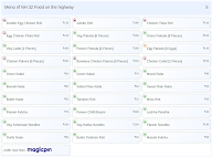 NH 32
Food on the highway menu 5