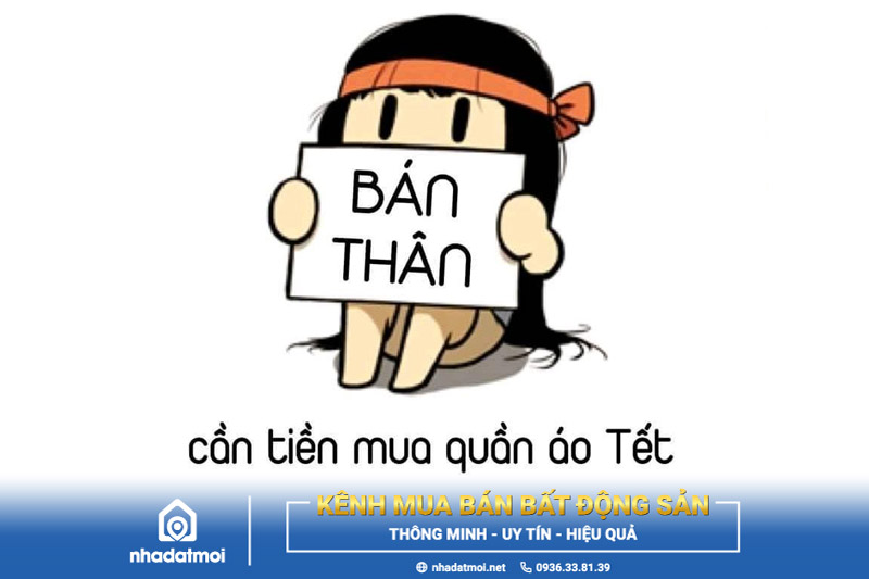 Ảnh chế bán thân mua đồ Tết