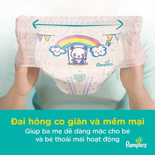 Tã bỉm quần Pampers giữ dáng gói cực đại XL62 bịch 62 miếng