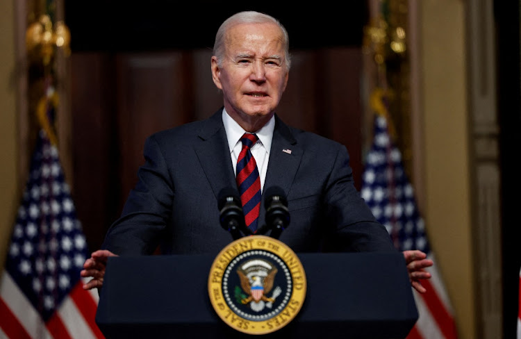 US President Joe Biden said he has decided how to respond to a drone attack by Iran-aligned Iraqi groups that killed US service members in Jordan, but did not elaborate. File photo.