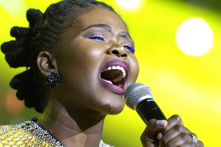 Siphokazi during the 2019 Standard Bank Joy of Jazz festival held in Sandton, Johannesburg.