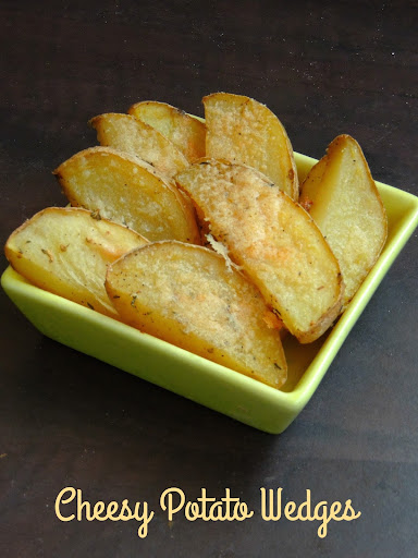 Potato Wedges With Cheese