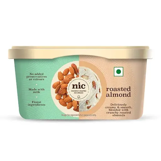 Roasted Almond Ice Cream 500ml