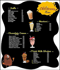 Cafe Chocolicious menu 1