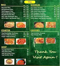 Hot & Spices menu 1