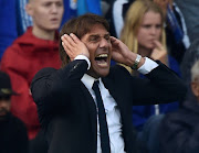 Chelsea manager Antonio Conte reacts.