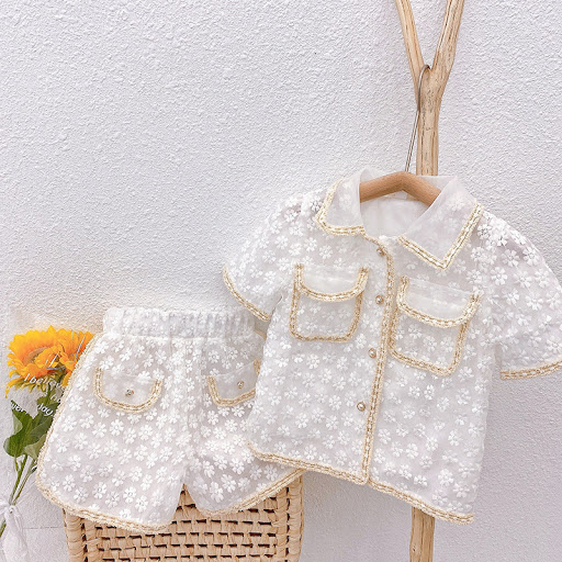 Title 4, Western Style Small Fragrance Short-sleeved Sho...