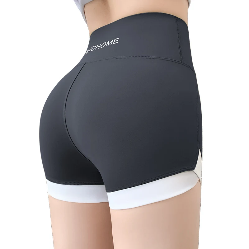 Three-point Shark Pants Damskie spodenki sportowe z efektem podnoszenia bioder. Idealne do ćwiczeń, zapewniające wsparcie i wygodę.
