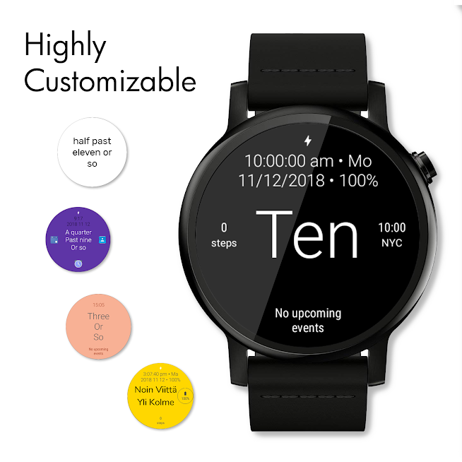 Twelveish - Customizable Watch Face for Wear OS
