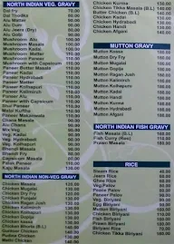 New Peacock Restaurant menu 1