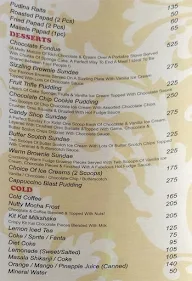 Cappuccino Blast menu 6