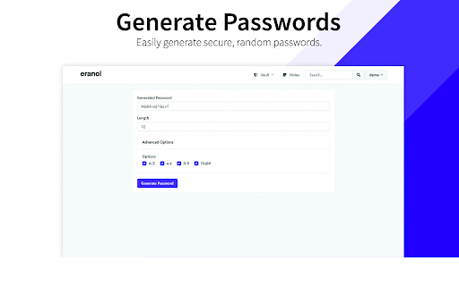 eranol - Free Password Manager