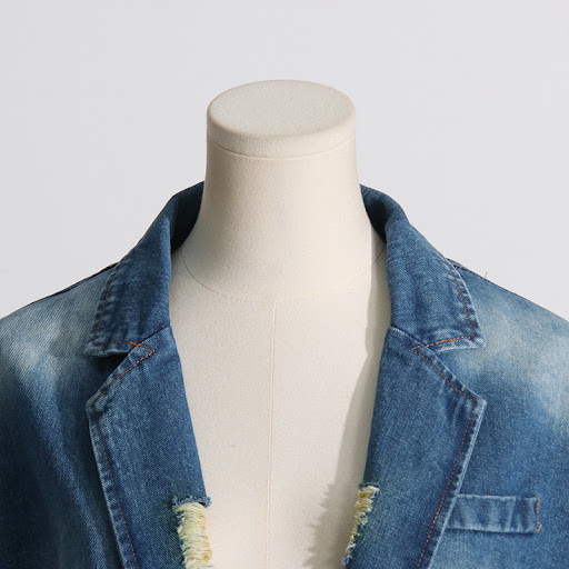 Title 16, European and American Style Street Lapel Denim ...