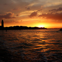 Tramonto in laguna di 