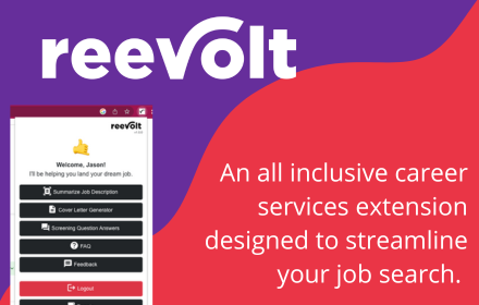 Reevolt: All inclusive career services small promo image