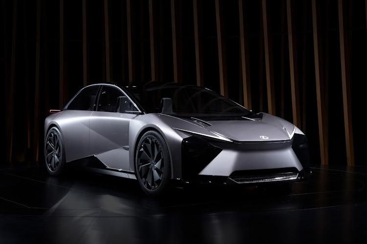 The LF-ZC concept car uses 'prismatic, high-performance' batteries that achieve about twice the range of conventional EVs. Picture: SUPPLIED