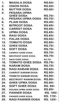 Sai Tiffin & Meals menu 1