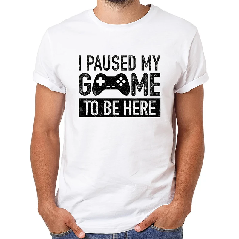 Heren T-shirt met leuke print, ronde hals en korte mouwen. Draagcomfort en stijl voor elke dag. Maak een statement met dit unieke shirt!