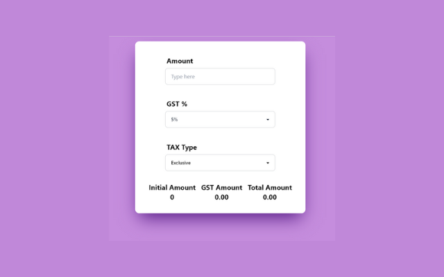 GST Calculator Free Preview image 0