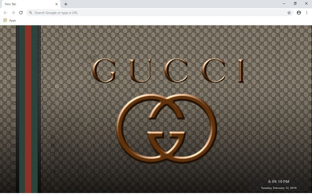 Gucci New Tab & Wallpapers Collection