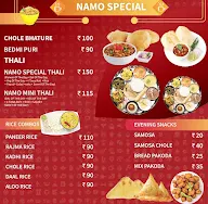 Namo Foods menu 1