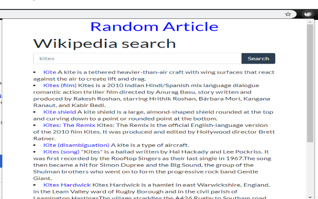 Wikipedia search Preview image 1