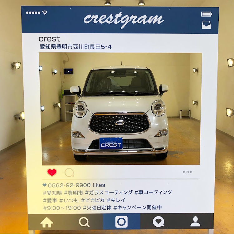 CAR COATING CRESTさんが投稿したガラスコーティング専門店・ガラスコーティング・豊明市・クレスト・キャストに関するカスタム事例の投稿画像3枚目