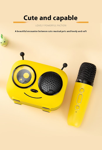 Title 5, Karaoke Integrated Microphone Home Bee Wireless...