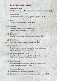 Bougie menu 7