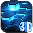 Download 3D Neon Tech Hexagon Theme Install Latest APK downloader