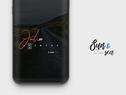 Sun & Sea for KWGT Pro (MOD) 4