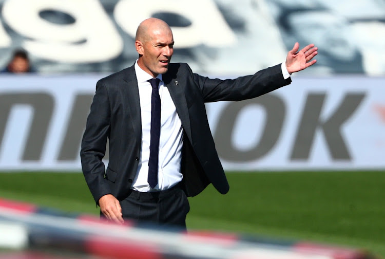 Real Madrid coach Zinedine Zidane