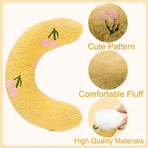 Pillow for Dogs Cats U-shaped Cushion to Protect the Cervical Spine Soft & Comfortable Cushion for Puppies Pet Toy in Ca