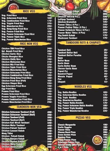 TBH Cafe & Lounge menu 