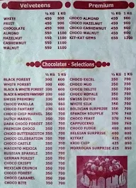 The Cake Shop menu 3