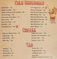 Burger Barn Cafe menu 1