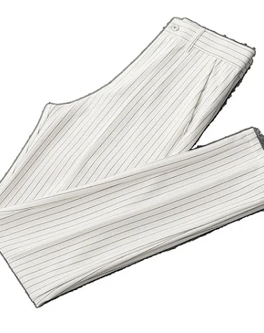 Thin Casual Striped Loose Men's Dra - 1