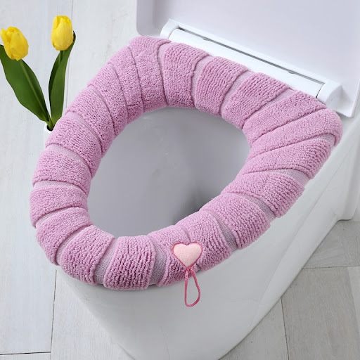 Title 8, Thickened Handle Toilet Seat Cover Cushion for ...