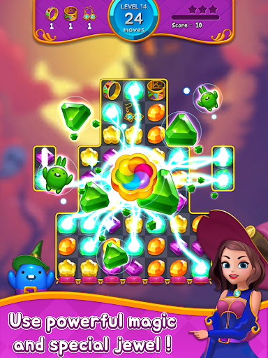 Jewel Witch - Best Funny Three Match Puzzle Game screenshots 15