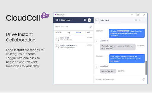 CloudCall Unified Communications for CRM