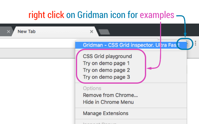 Gridman - CSS Grid inspector. Ultra Fast! Preview image 5