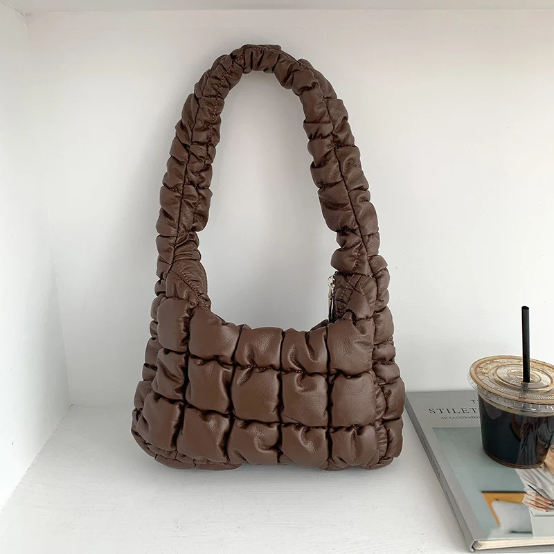 Title 6, Sac à main veste rembourrée en coton, design pe...