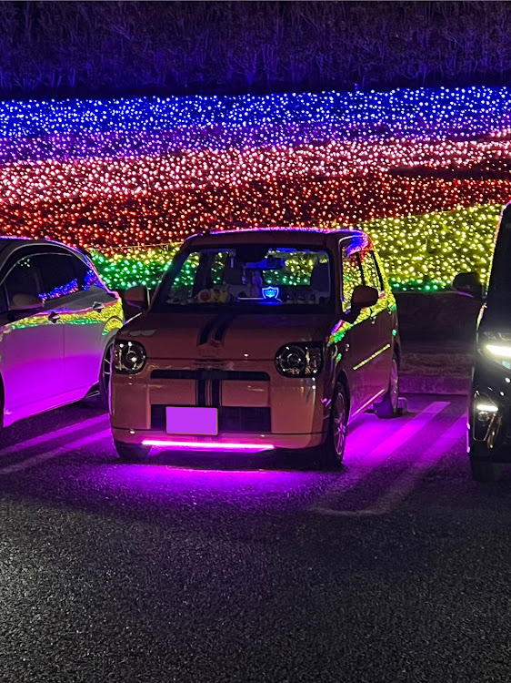ノート オーラのイルミネーションと愛車・道の駅桜街道おおとう・今年もよろしくお願いします・地震災害に遭われた方々にお見舞い申し上げますに関するカスタム事例の投稿画像2枚目