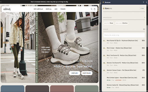 StoreLens: Storefront & Catalog Analyzer screenshot 2
