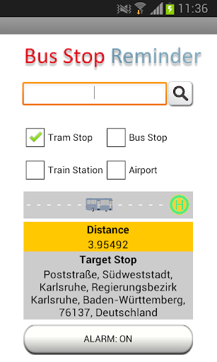 Bus Stop Reminder