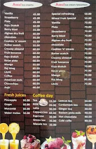 Amul Ice Cream Parlour menu 1