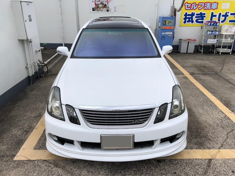 マークIIブリットの正面・ゴーストフィルム・ファインゴースト・洗車・朝活に関するカスタム事例の投稿画像1枚目